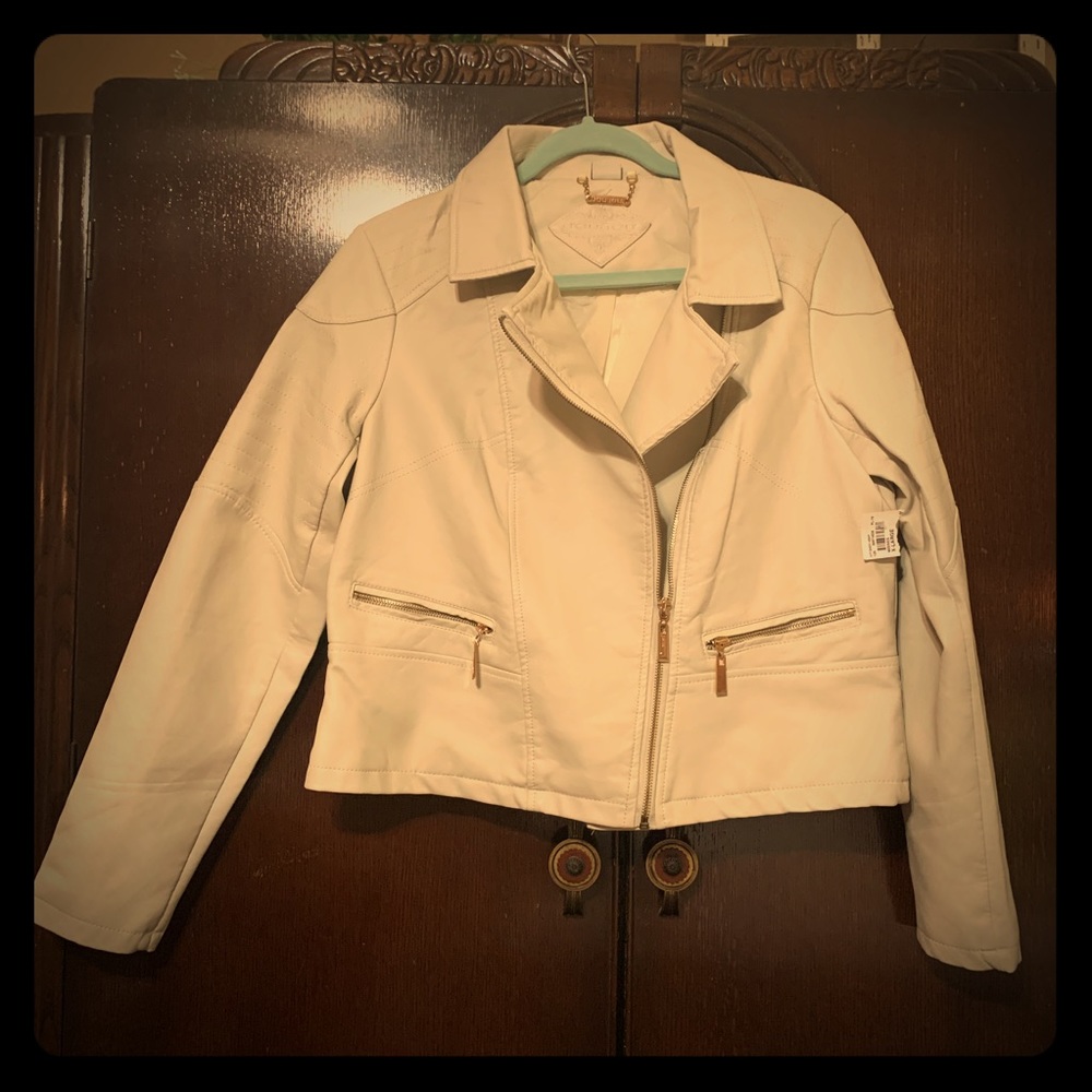 Vegan leather Moto Jacket